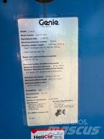 Genie Z-34/22 Zglobne podizne platforme