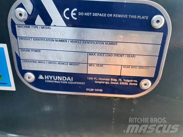 Hyundai HX140LC Bageri guseničari
