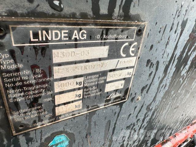 Linde H30D-30 Vanterenski viljuškar