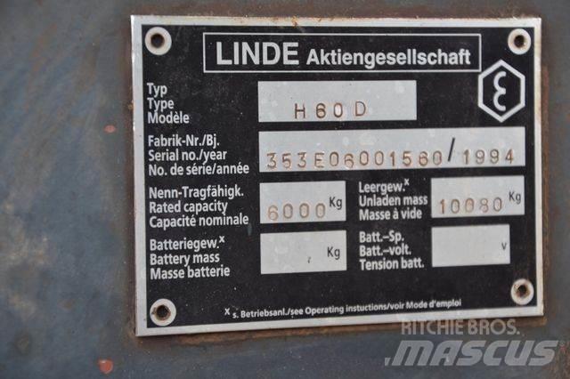 Linde H60D / Duplex Dizelski viljuškari