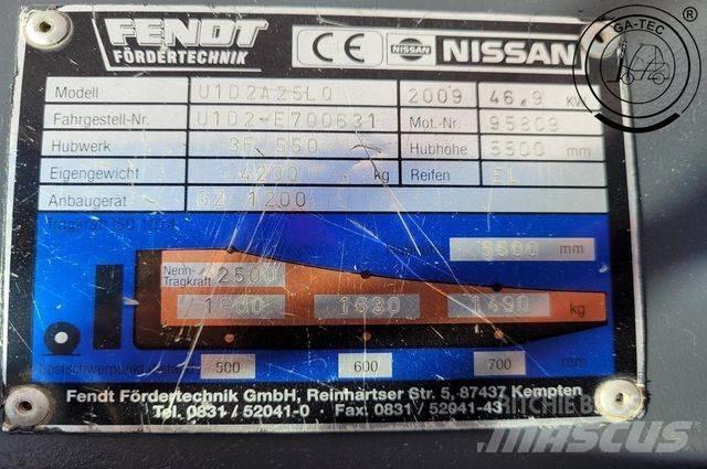 Nissan U1D2A25LQ Plinski viljuškari