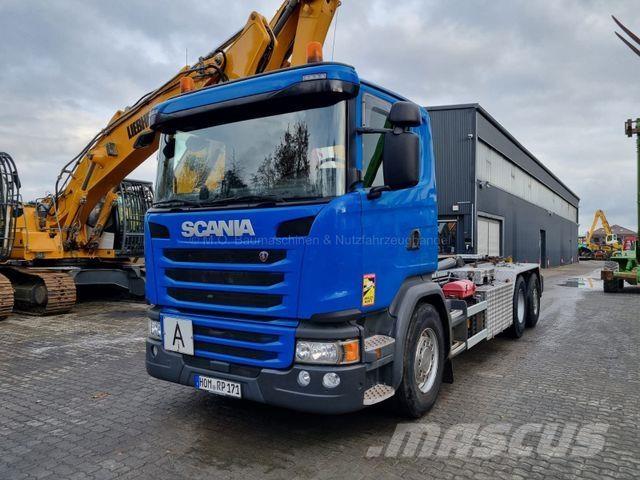 Scania G 450 Rol kiper kamioni sa kukom za podizanje tereta