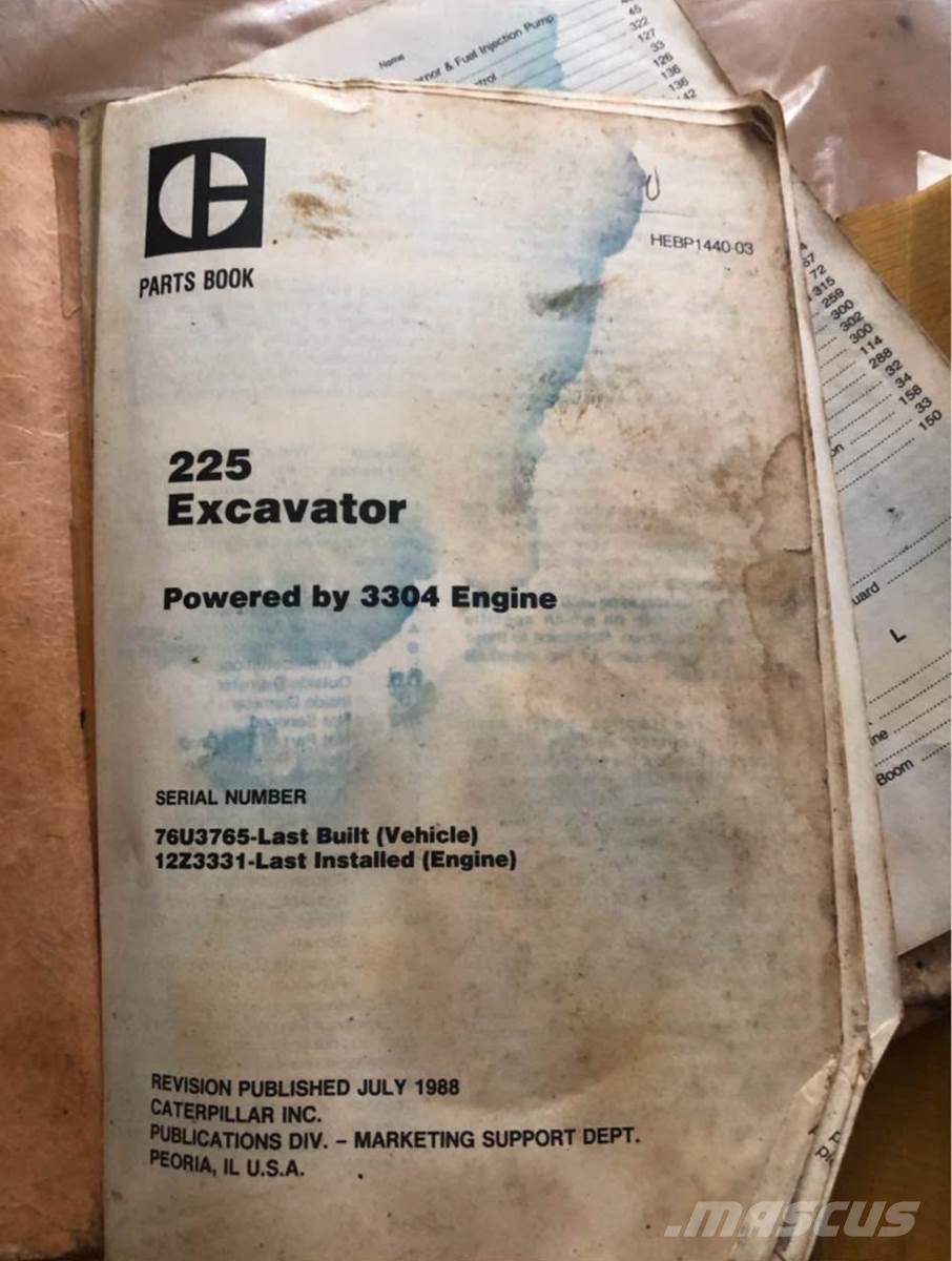 CAT 225 LC Bageri guseničari