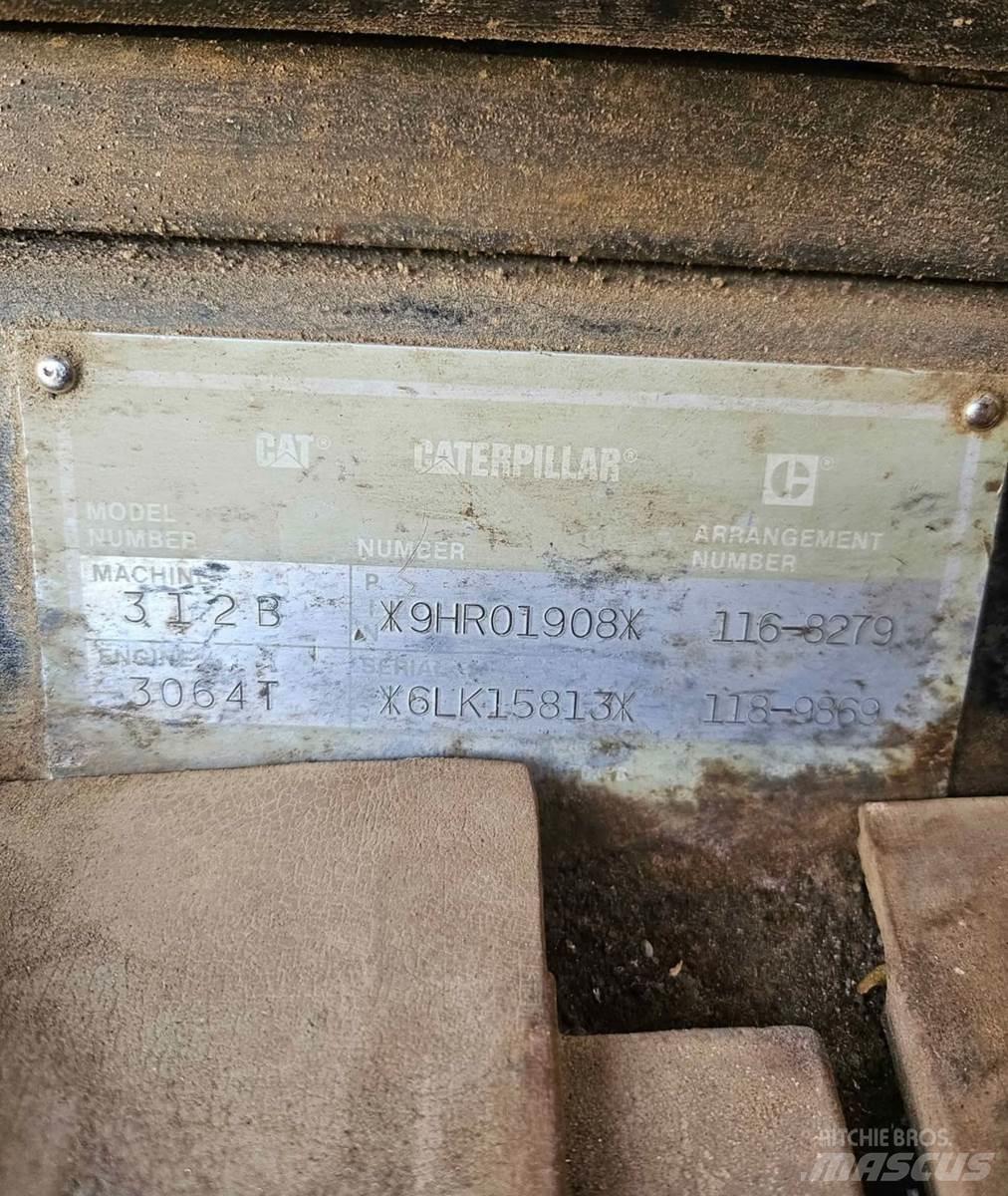 CAT 312B Bageri guseničari