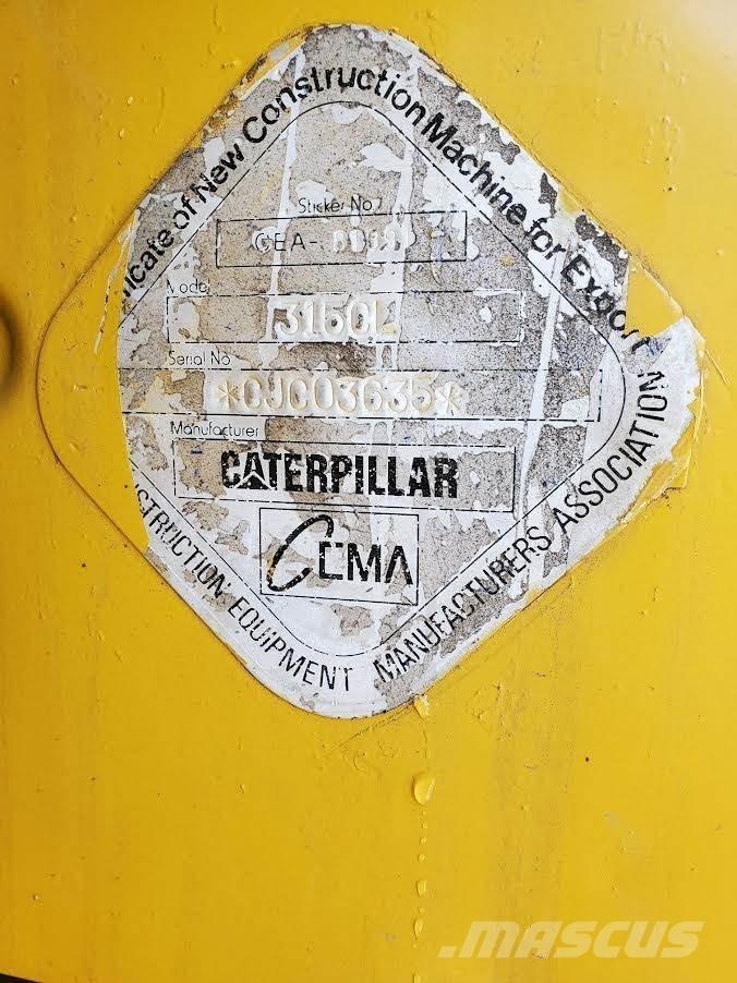 CAT 315CL Bageri guseničari