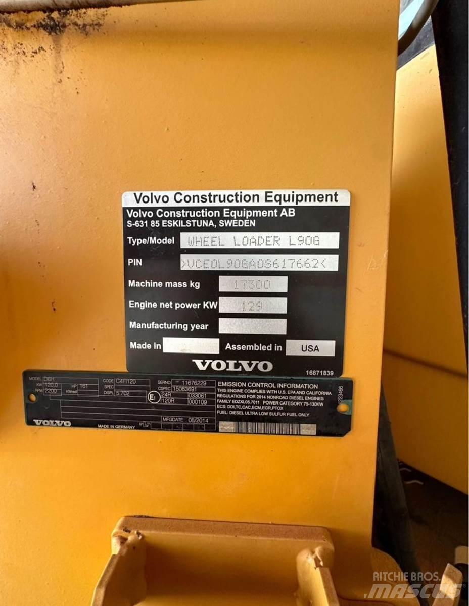 Volvo L90G Utovarivači na točkove