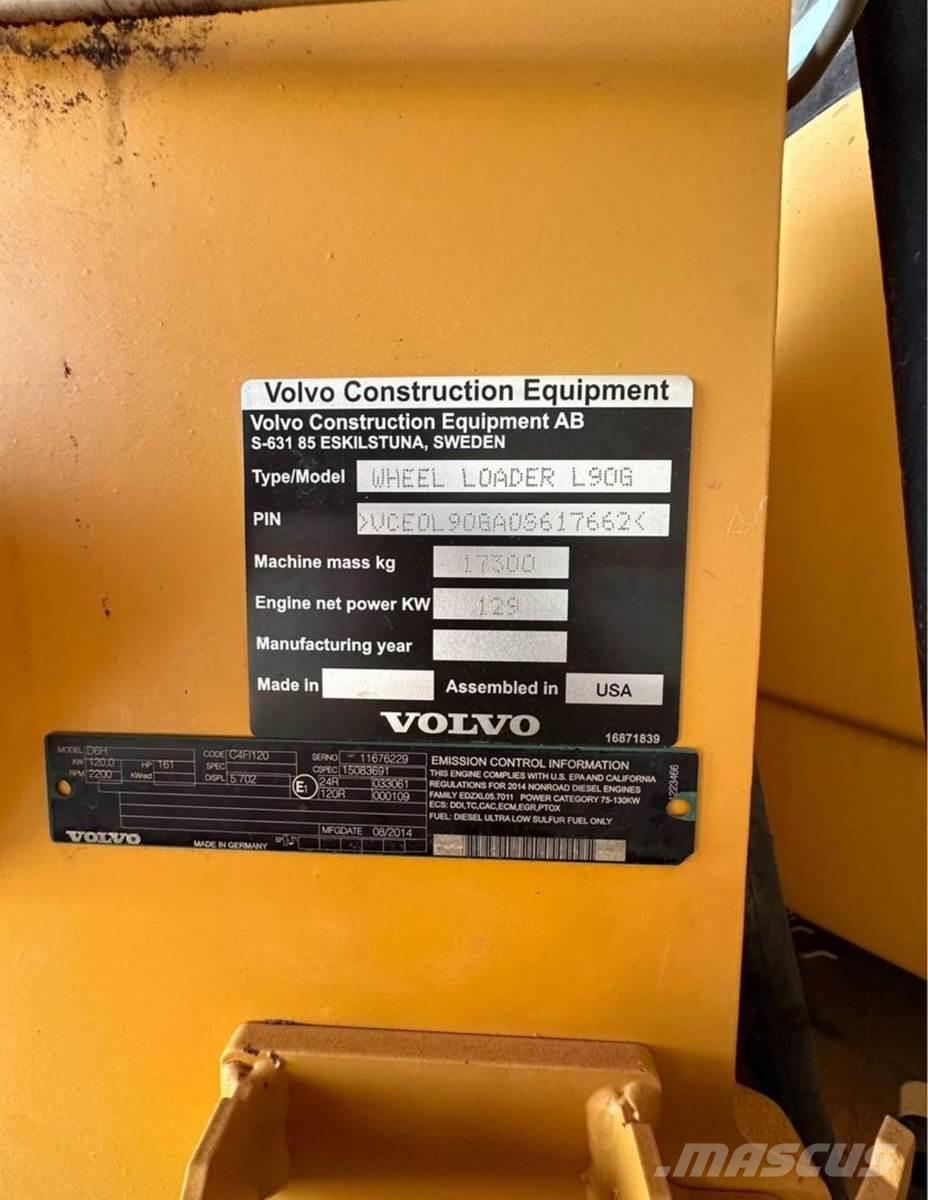 Volvo L90G Utovarivači na točkove