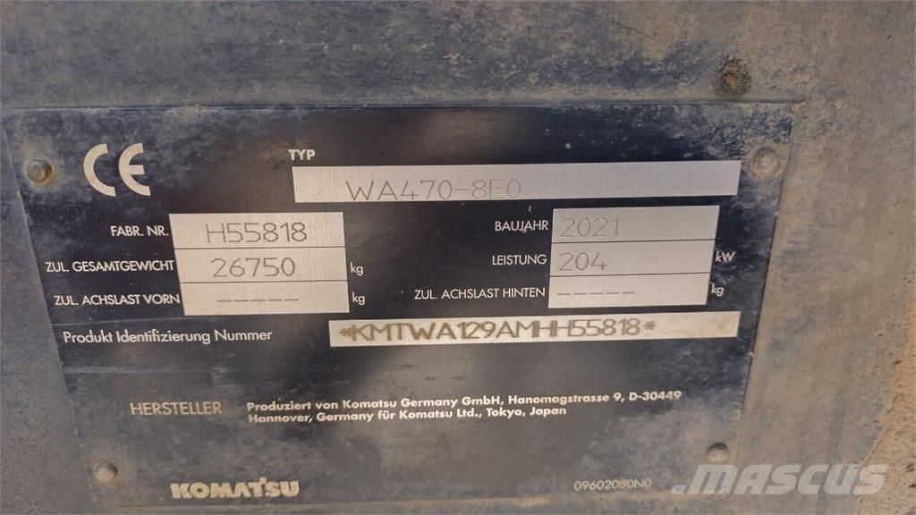 Komatsu WA 470-8 Utovarivači na točkove