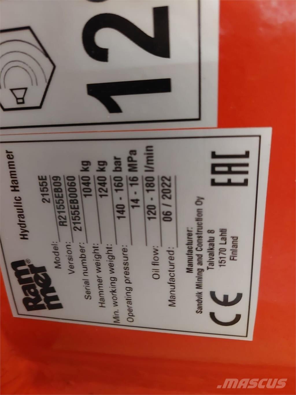 Rammer 2155E Ostalo za građevinarstvo