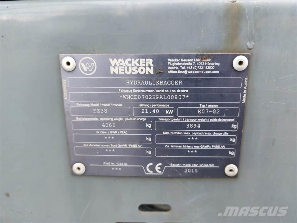 Wacker Neuson EZ38 Bageri guseničari