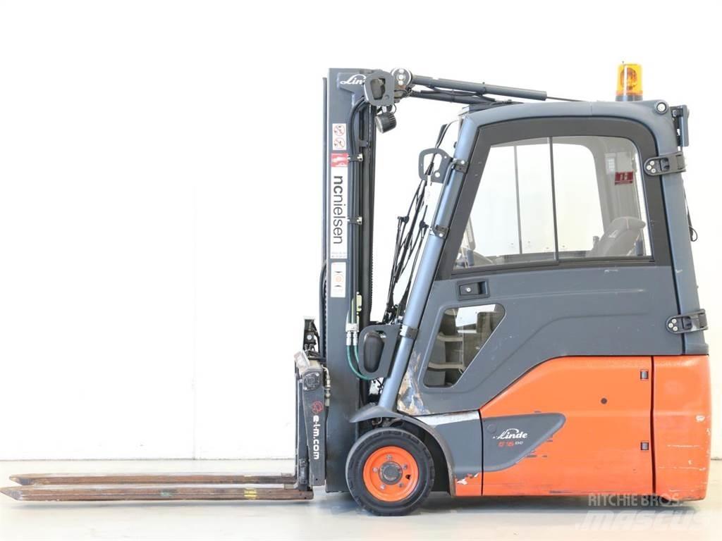 Linde E16/386-02 EVO Električni viljuškari