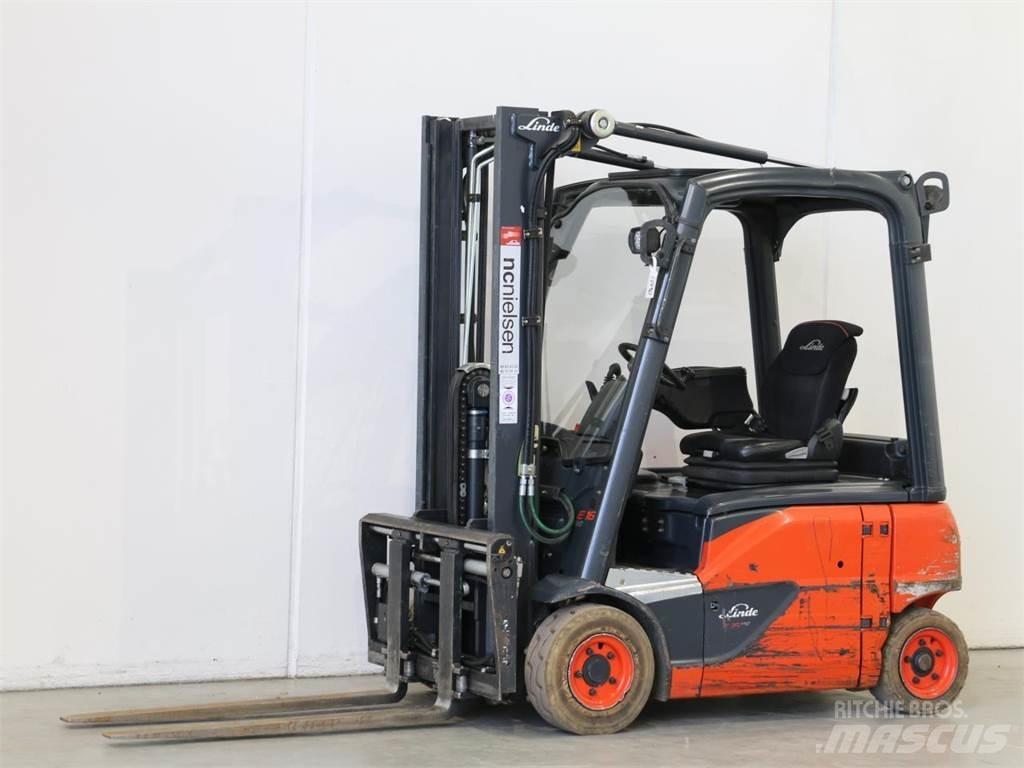 Linde E16P/386-02 Električni viljuškari