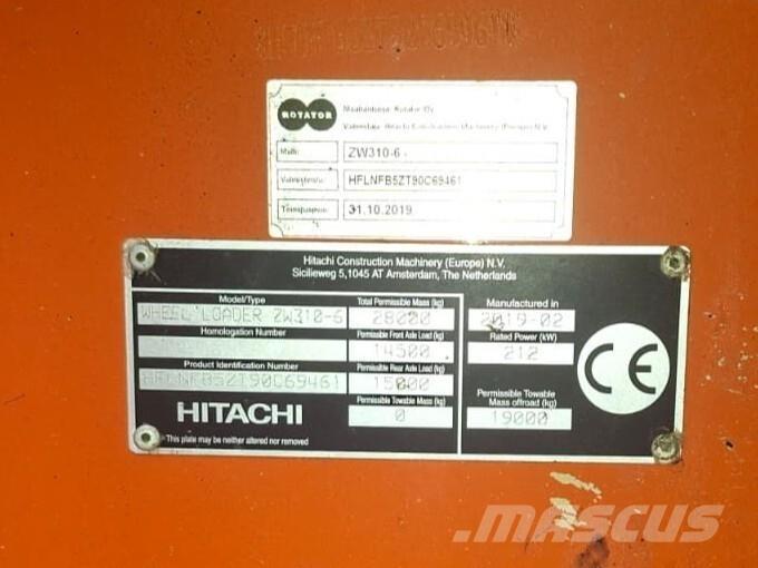 Hitachi ZW 310-6 Utovarivači na točkove