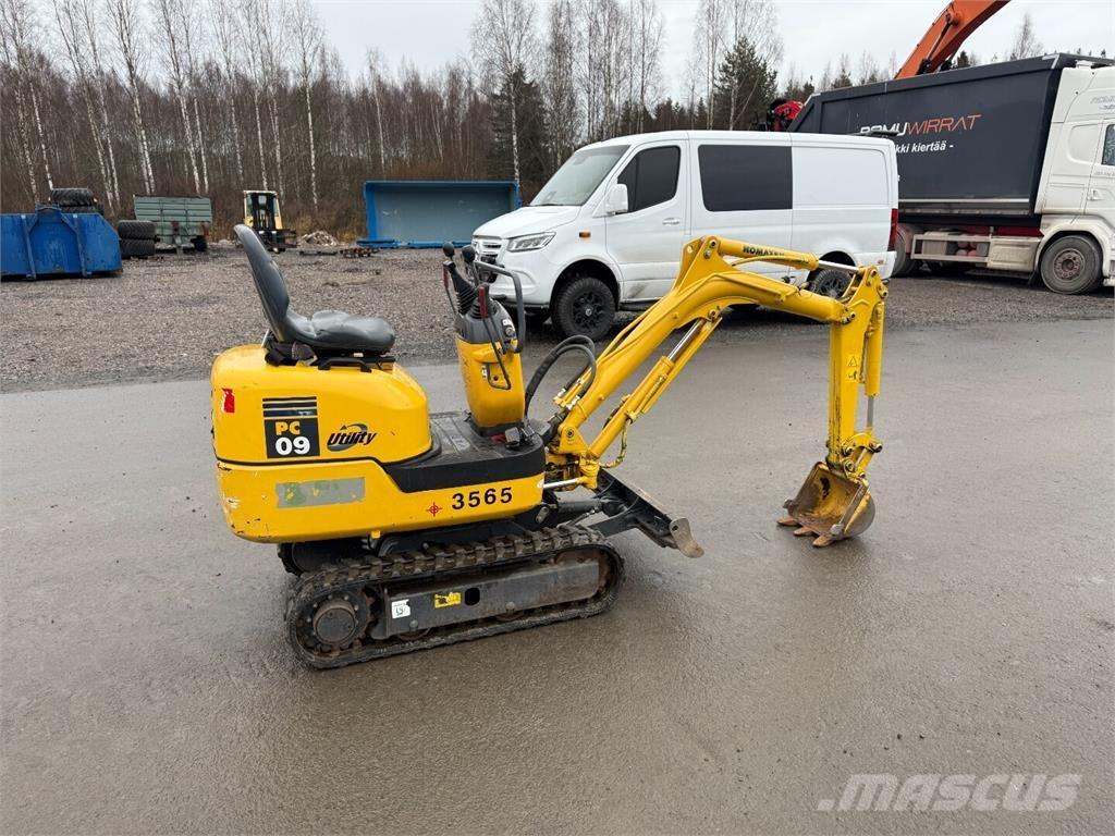 Komatsu PC09 Mini bageri < 7t