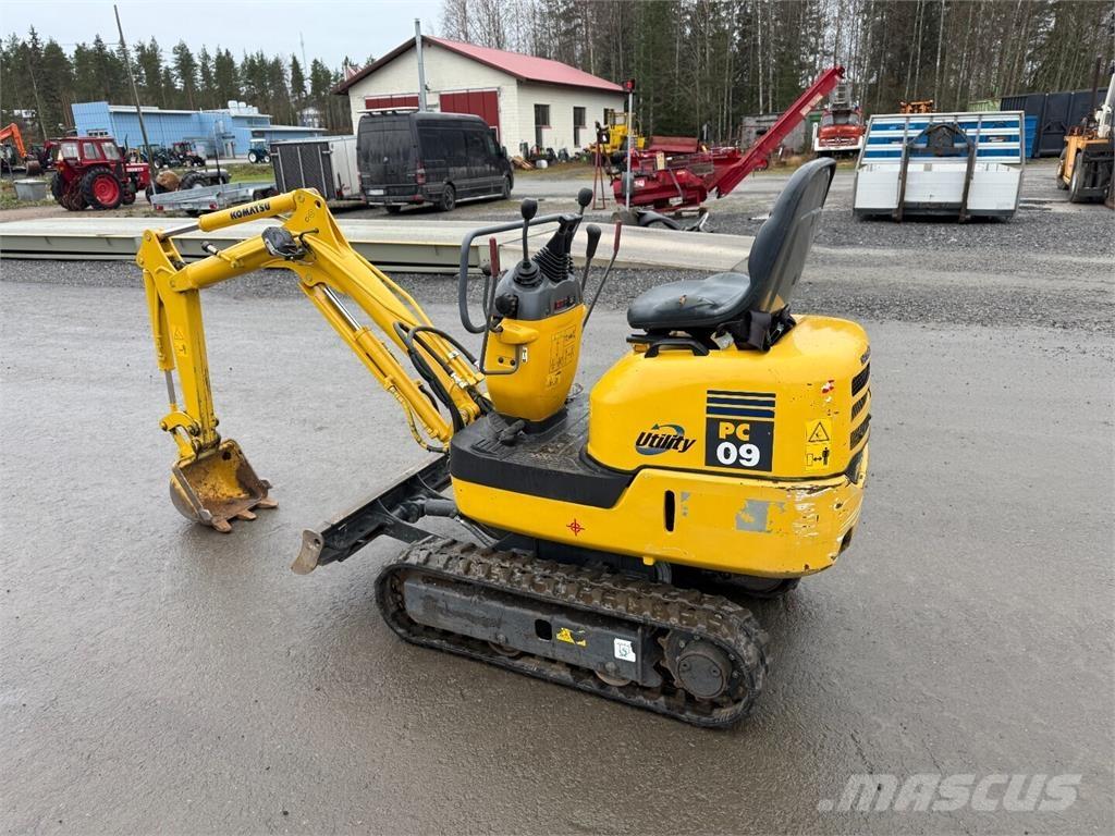 Komatsu PC09 Mini bageri < 7t