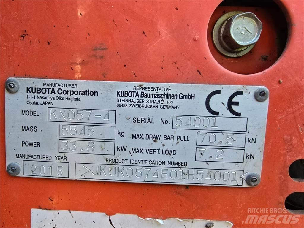 Kubota KX 057-4 Bageri guseničari