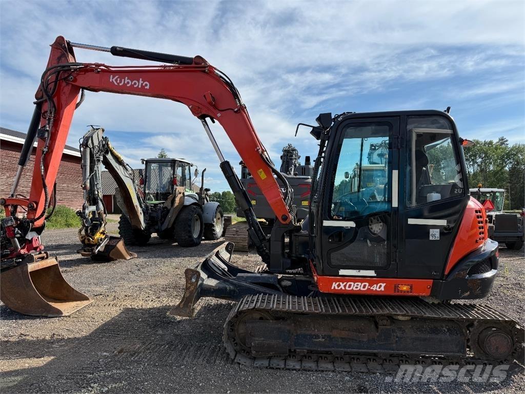 Kubota KX080-4 Midi bageri 7t – 12t