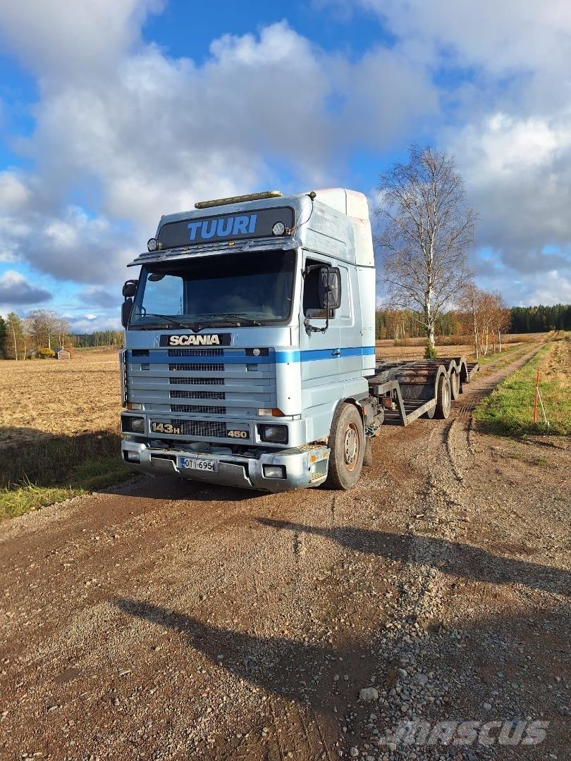 Scania 143H Kamioni za prevoz šumarskih mašina
