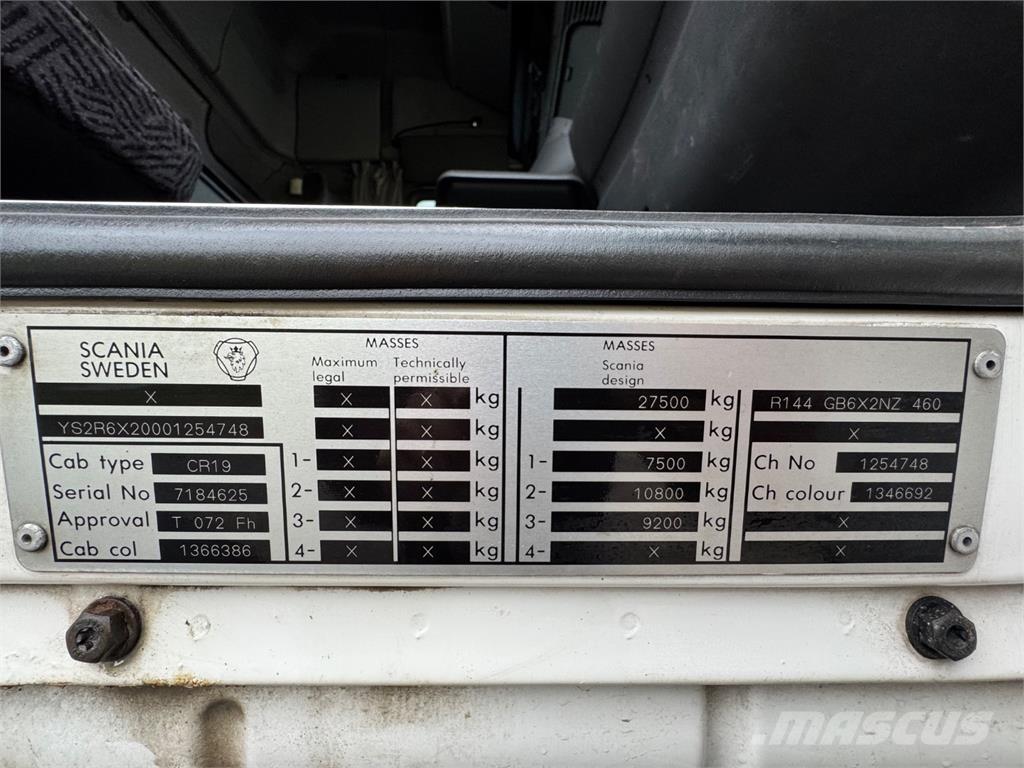 Scania 144G 6x2 Kamioni sa kranom