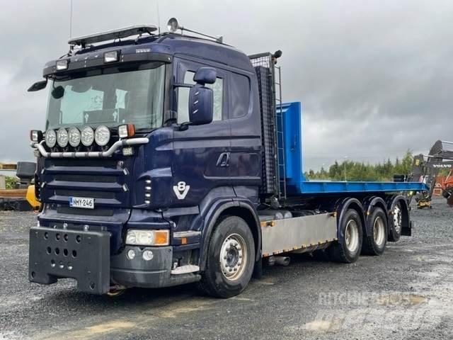 Scania R500 Rol kiper kamioni sa kukom za podizanje tereta
