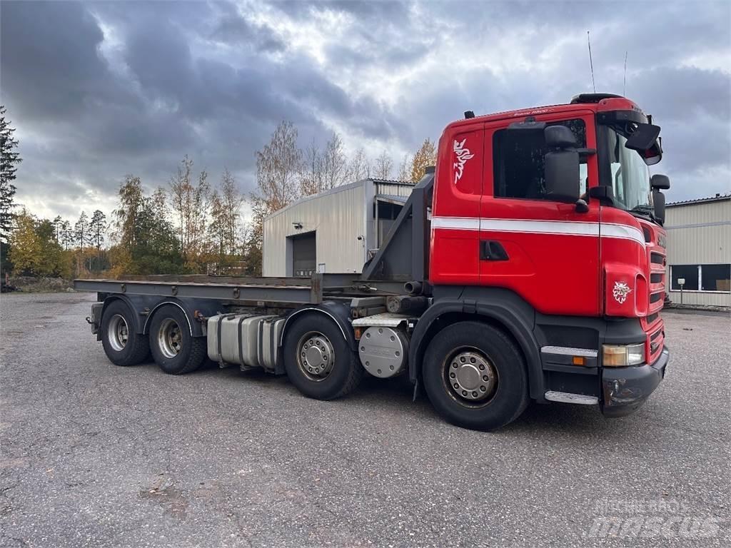 Scania R500 8X4 Rol kiper kamioni sa kukom za podizanje tereta