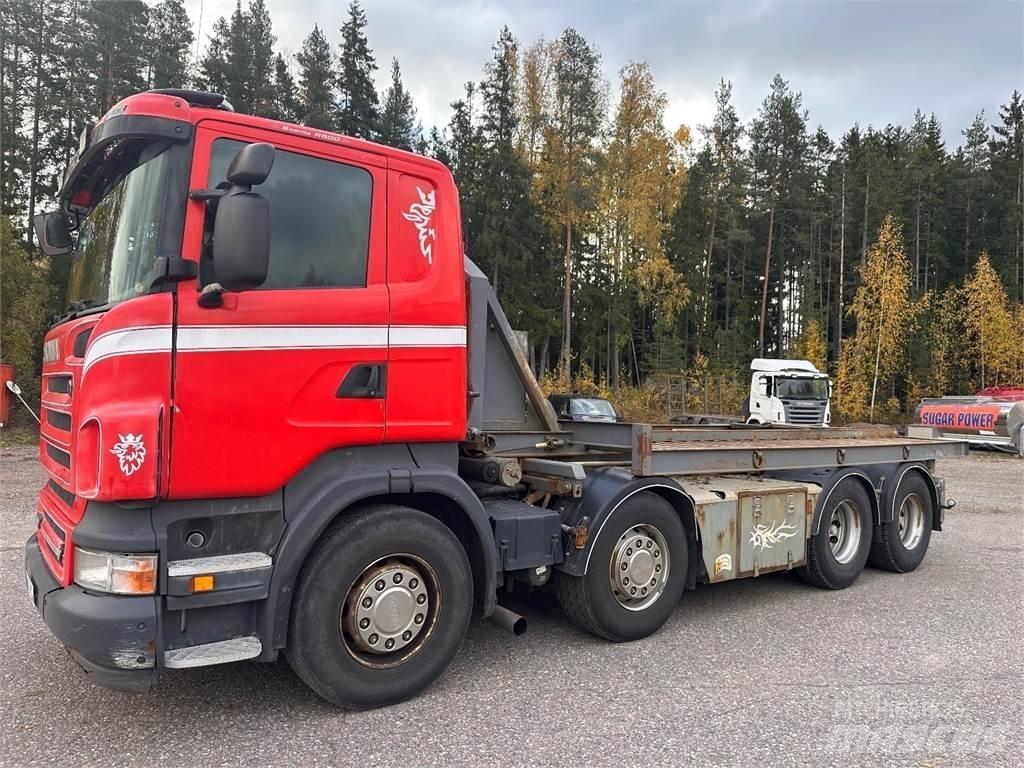 Scania R500 8X4 Rol kiper kamioni sa kukom za podizanje tereta