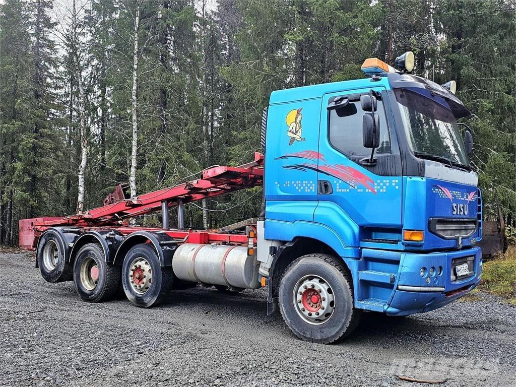 Sisu E12M 8X2 Rol kiper kamioni sa kukom za podizanje tereta