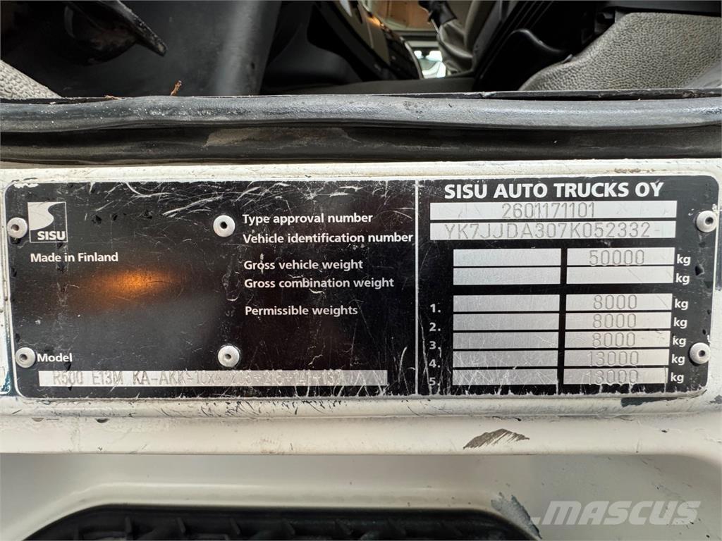 Sisu R500 10x4 Kamioni za prevoz šumarskih mašina