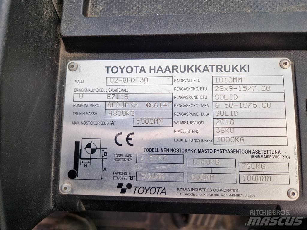 Toyota 02-8FDF30 Dizelski viljuškari