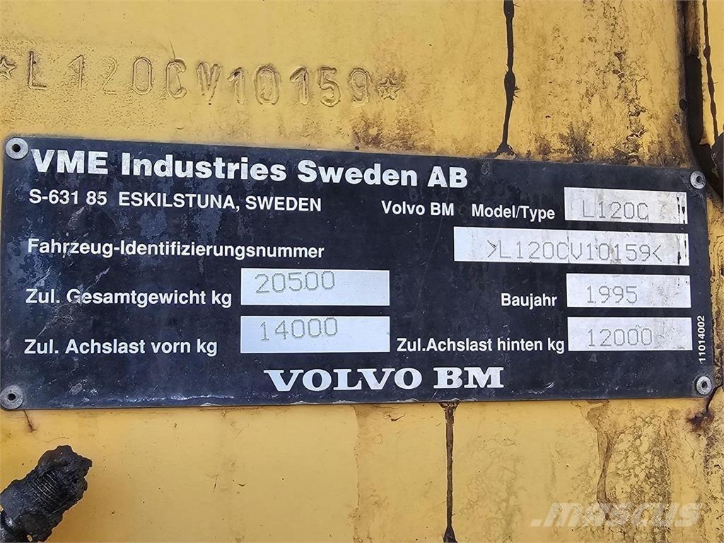 Volvo BM L120C Utovarivači na točkove