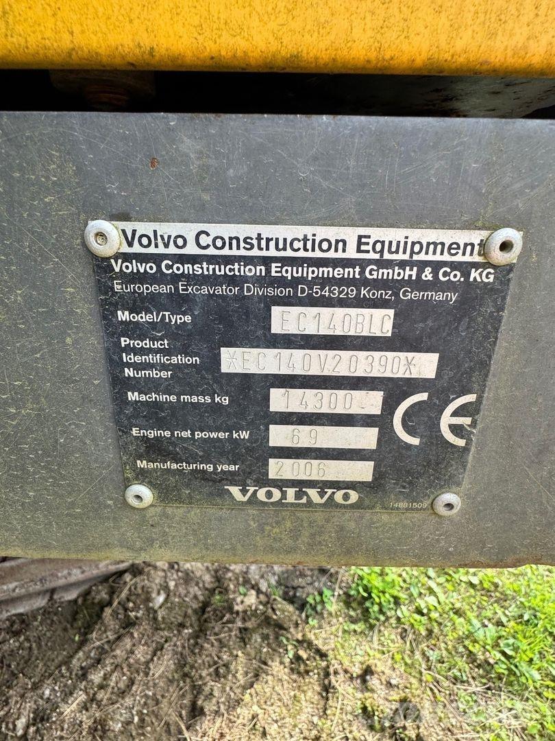 Volvo EC 140 BLC Bageri guseničari