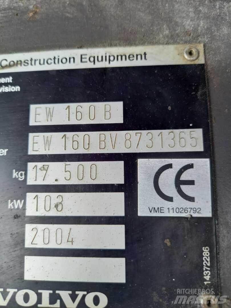 Volvo EW 160 B Bageri guseničari