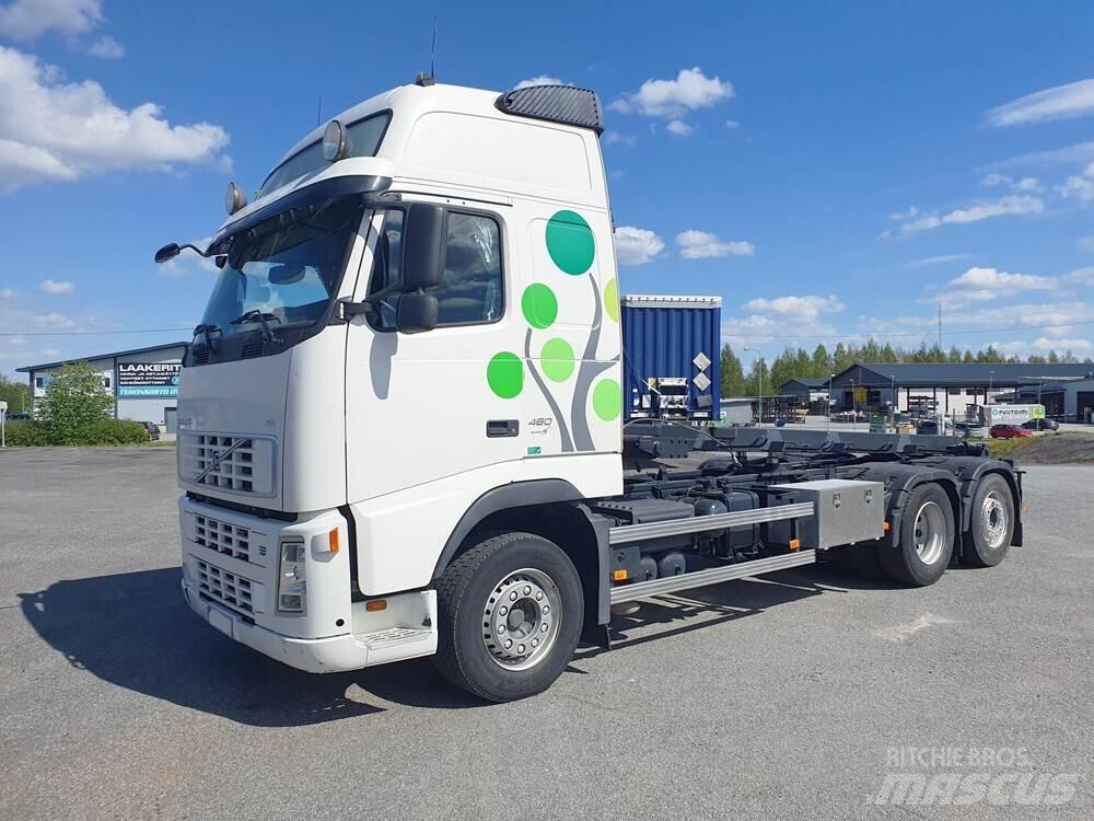Volvo FH480 6x2 Rol kiper kamioni sa kukom za podizanje tereta