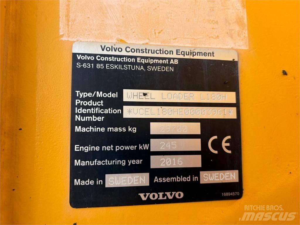 Volvo L 180 H Utovarivači na točkove