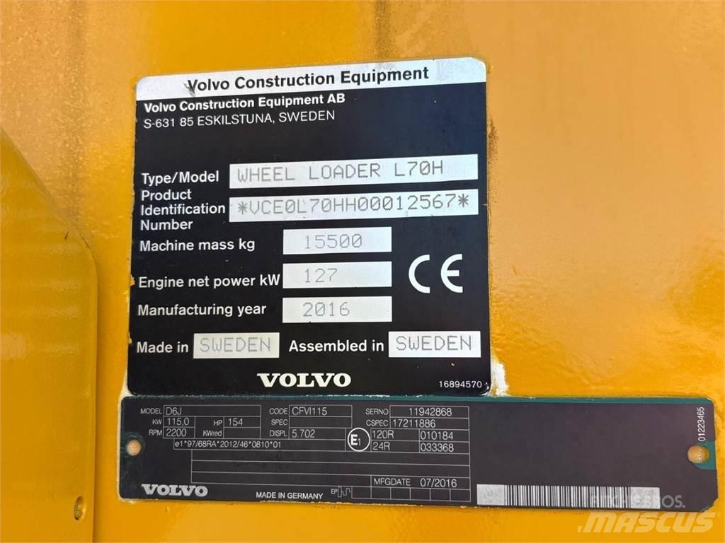 Volvo L 70 H Utovarivači na točkove