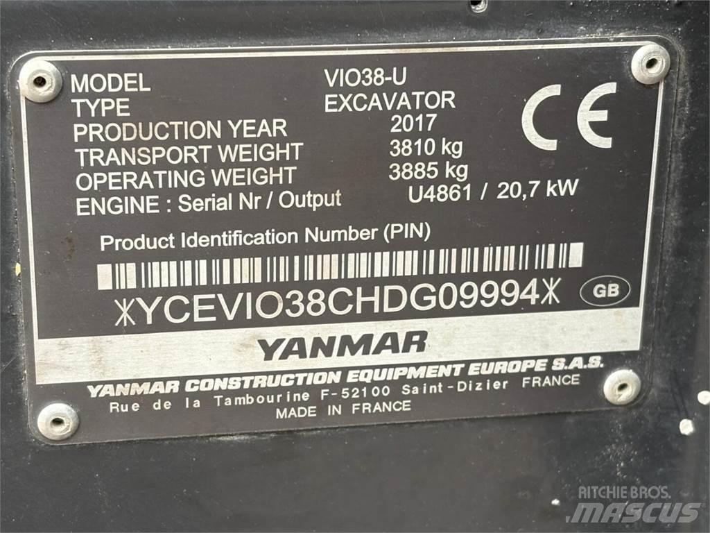 Yanmar VIO 38-U Mini bageri < 7t