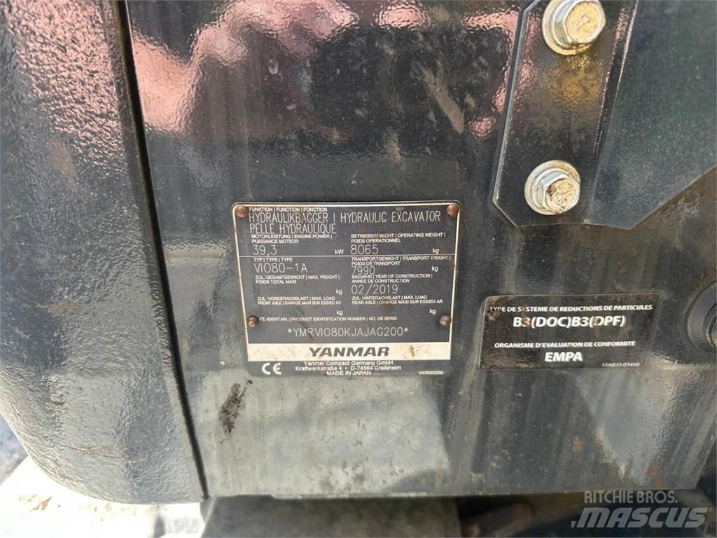 Yanmar Vio 80-1A Midi bageri 7t – 12t