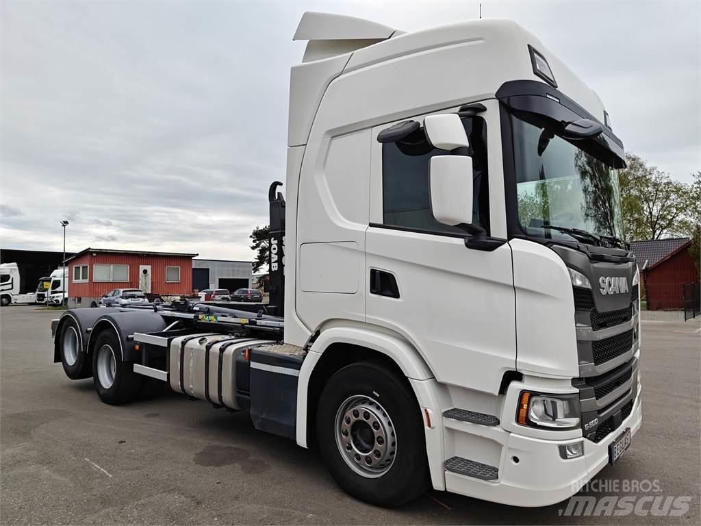 Scania G500 Rol kiper kamioni sa kukom za podizanje tereta