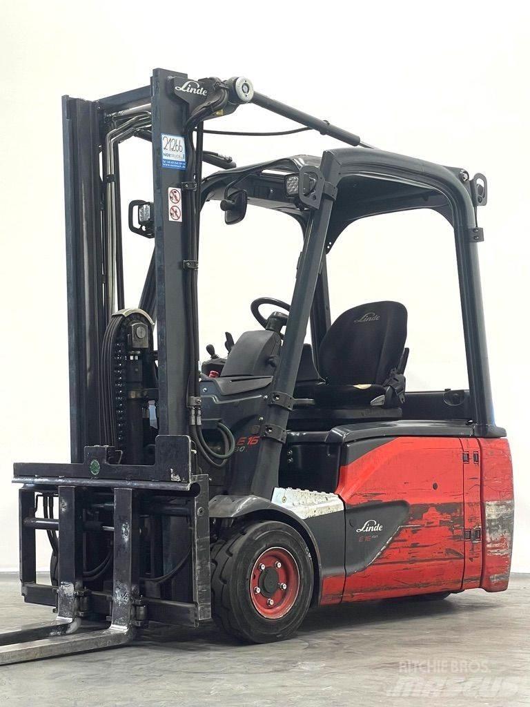 Linde E16L-386-EVO Električni viljuškari
