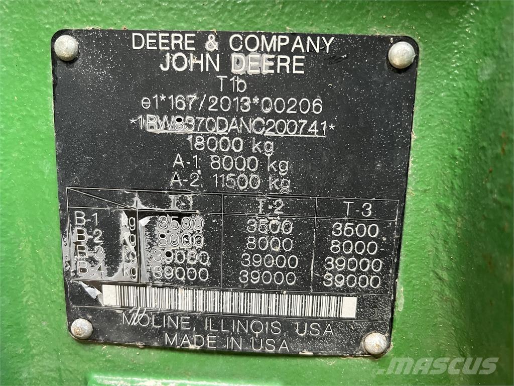 John Deere 8R 370 Traktori