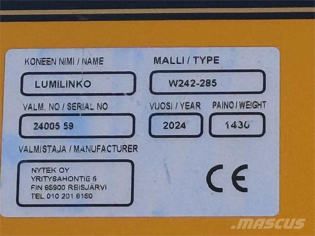  W285 Snöslunga Ostale mašine za put i sneg
