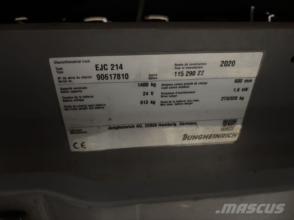 Jungheinrich EJC 214 Ručni električni viljuškar