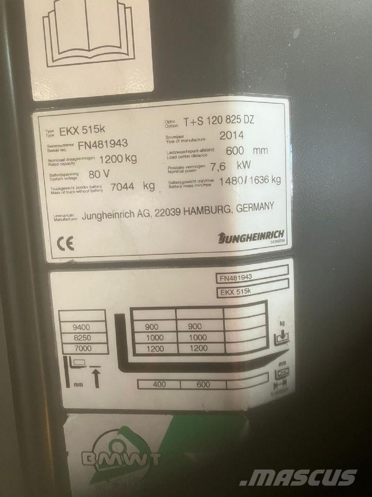 Jungheinrich EKX 515k Visoko dizajući komisioni viljuškar