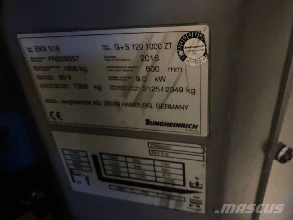 Jungheinrich EKX 516 Visoko dizajući komisioni viljuškar