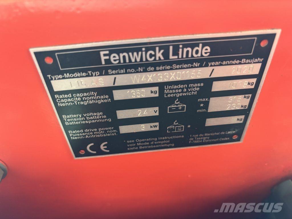 Linde L16.AS Ručni električni viljuškar