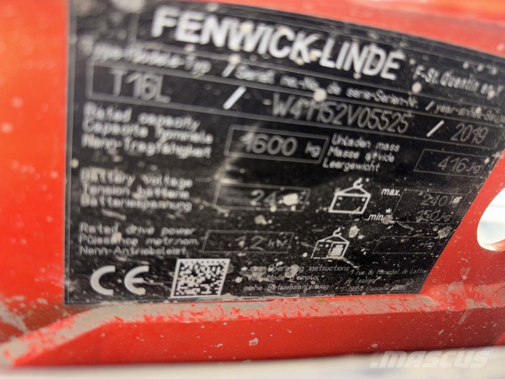 Linde T16L Nisko podizni električni viljuškar