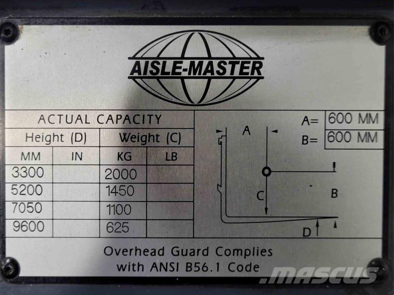 Aisle-Master 20SHE Viljuškar za uže prolaze