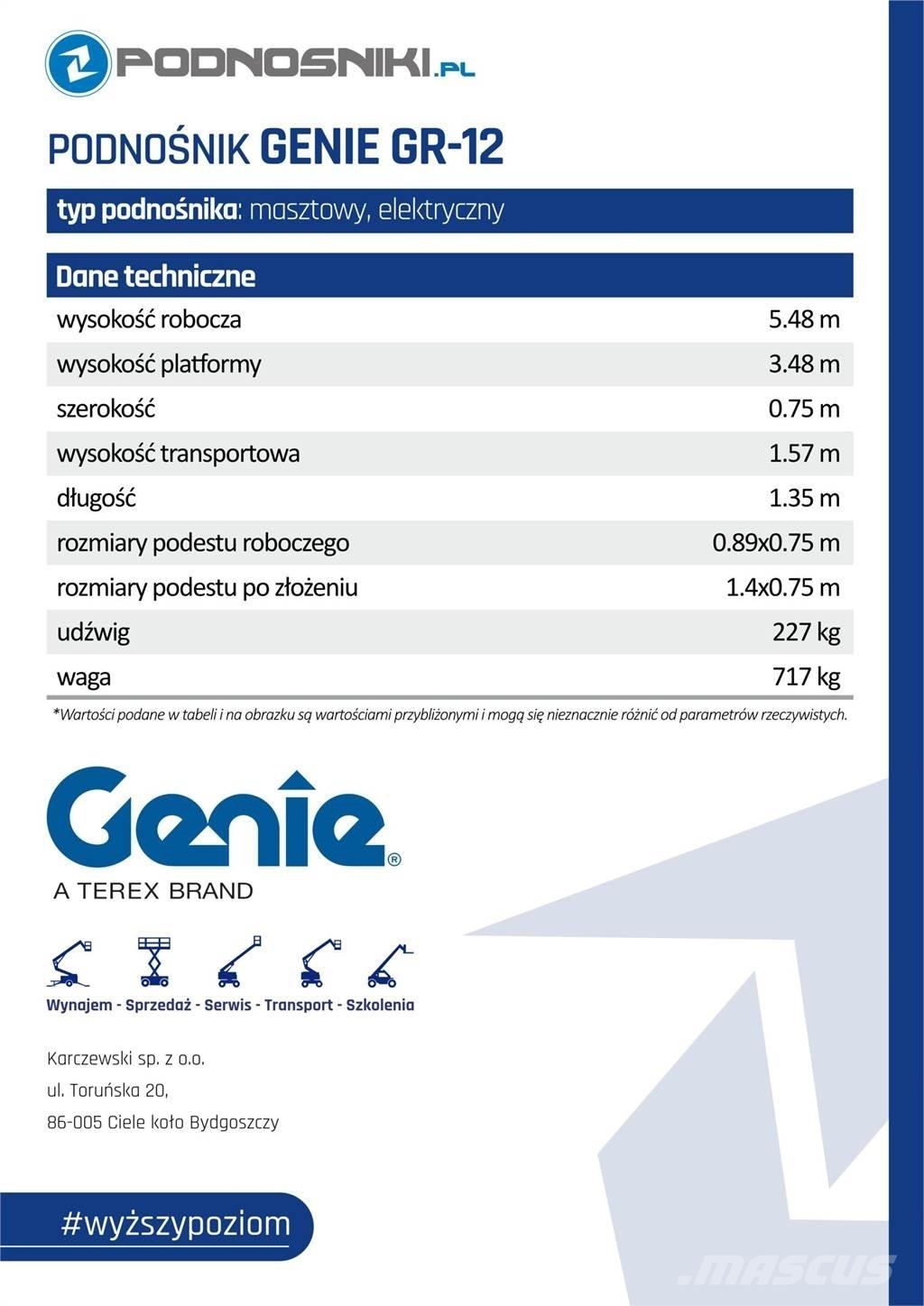 Genie GS-4047 Makazaste platforme