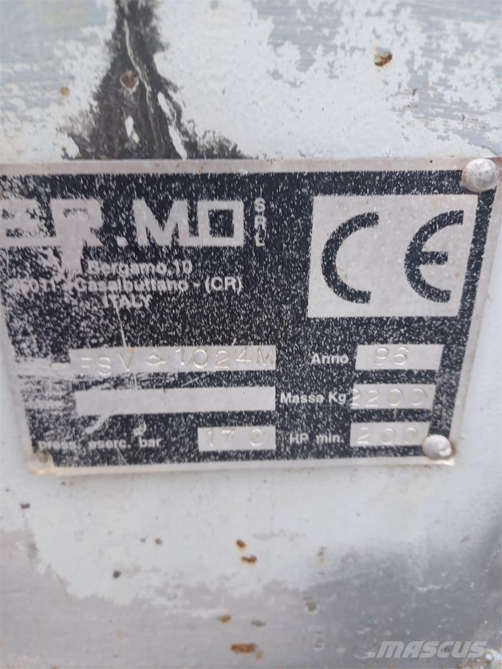 Ermo FSV 3 102 4M Ostale poljoprivredne mašine