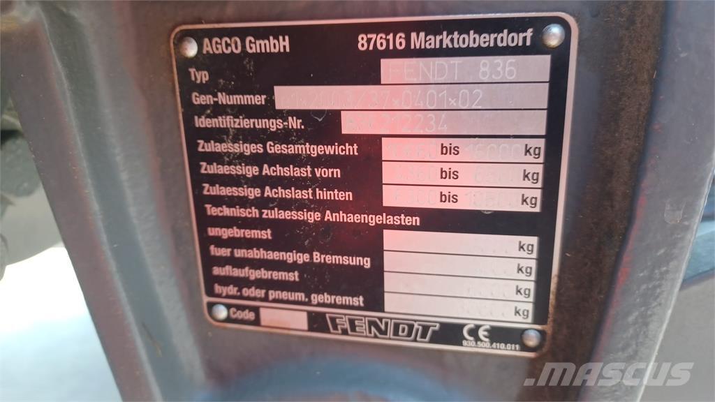 Fendt 828 SCR Traktori